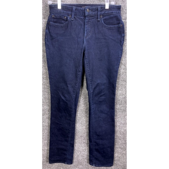 NYDJ Sheri Slim Jeans Womens Size 4 (30x31) Dark Wash Lift Tuck Technology Denim - Picture 1 of 9